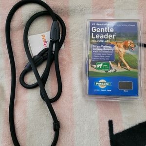Brand new GENTLE LEAD AND PETROOST LEASH
